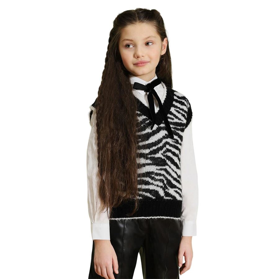GILET SCOLLO A V TRICOT Dixie | NB76234G423901